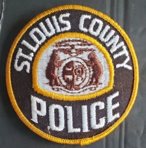 VINTAGE MISSOURI ST. LOUIS COUNTY POLICE UNIFORM SHOULDER CREST BADGE PATCH RARE - Picture 1 of 2
