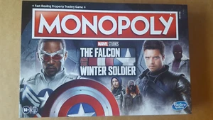 MONOPOLY MARVEL THE FALCON AND THE WINTER SOLDIER EDITION BOARD GAME BY HASBRO - Picture 1 of 3