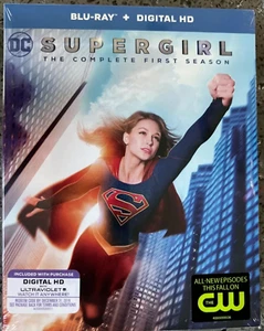 Supergirl: The Complete First Season (Blu-ray, 2015) w/ Lenticular Slipcover New - Picture 1 of 1