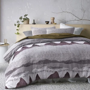 Bulla Burgundy Jacquard Quilt Cover Set by Accessorize - Picture 1 of 3