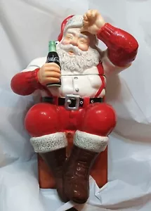 Coca Cola 2002 Santa Cookie Jar - Picture 1 of 3