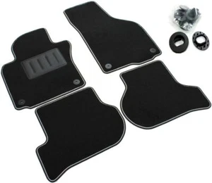 Set 4 Tappetini auto Volkswagen Golf V 3/5 porte Variant 2003-2008 Moquette Neri - Bild 1 von 6