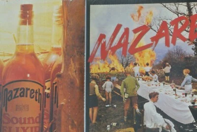 NAZARETH Sound Elixir LP Ltd Peach Vinyl + Alice In Wonderland LP Sealed - Image 1 of 3