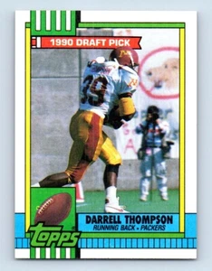 1990 Topps Darrell Thompson Rookie Green Bay Packers #155 - Picture 1 of 2