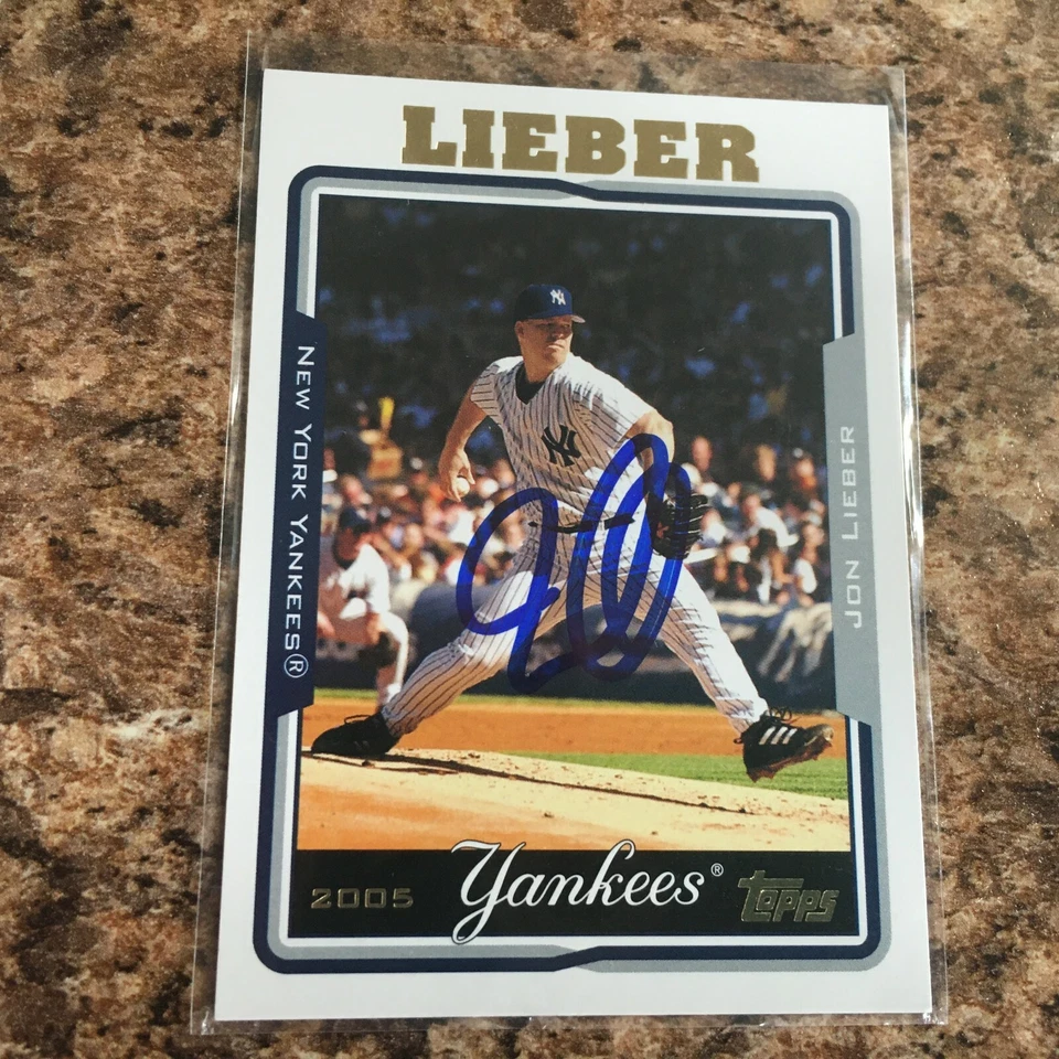 Jon Lieber Signed 2005 Topps Auto New York Yankees - Image 1 of 1