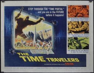PÓSTER AUTÉNTICO DE PELÍCULA DE 22X28 DE THE TIME TRAVELERS 1964 PRESTON FOSTER PHILIP CAREY - Imagen 1 de 1