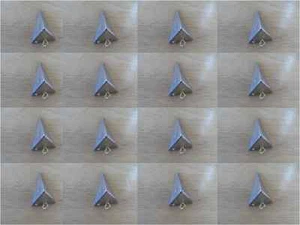 16 BLEI ANGELN SINKER GEWICHTE PYRAMIDE SET 6oz je 3-SEITIGES DREIECK Sinkers - Bild 1 von 4