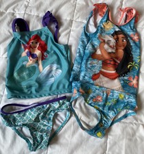 SO /"Mermaids/" 2-Pc Rashguard /& Bottom Set Little Girls Swimsuit XXS 4 XS 5//6