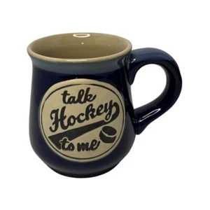 Talk Hockey To Me 16oz Blue Mug  - Picture 1 of 4