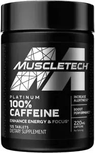 Caffeine Pills,  100% Caffeine Energy Supplements, Preworkout Mental Focus + Ene - Picture 1 of 12