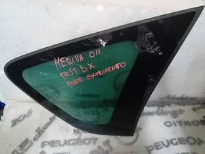 FIXED GLASS REAR RIGHT BAFFLE OPEL MERIVA B 2011/15 WIND DOORS - Picture 1 of 5