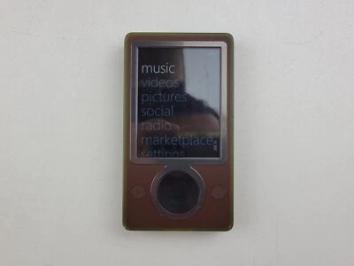 Microsoft Zune Digital Media MP3 Player (1091) 30GB - Brown - SMALL ISSUE! - Image 1 of 4