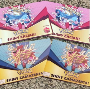 ✨Shiny Zacian & Zamazenta GAMESTOP Events⚠️NOT CODES⚠️ - Picture 1 of 6