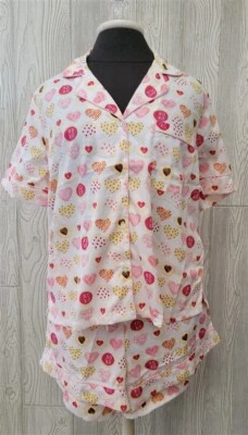 NWT Cupcakes & Cashmere M Hearts & Cookies Pajama Shorts Set 106435 - Image 1 of 2