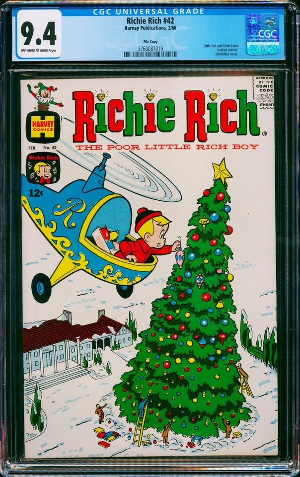 Libro de historietas Harvey - Richie Rich #42 - Grado 9,4 Foto 1 de 1