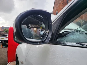 2009 MAZDA 6 D TS 2L DIESEL HATCH PASSENGER WING MIRROR CYSTAL WHITE PEARL(34K) - Picture 1 of 8