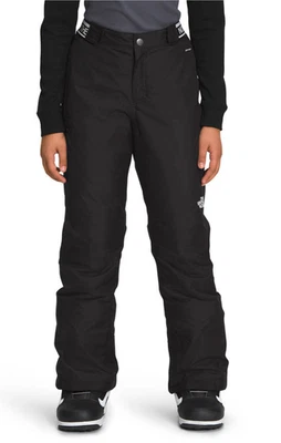 NWT KIDS NORTH FACE FREEDOM GIRLS WATERPROOF INSULATED PANTS - BLACK - Image 1 of 3