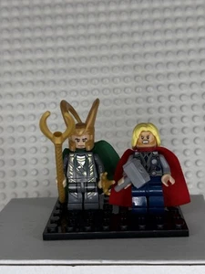 THOR & LOKI Minifigures marvel comics avengers thor - NOT LEGO - Picture 1 of 3