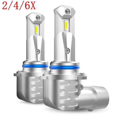 Faro LED 2/4/6X 9005 bombillas súper brillantes blanco 6500K haz alto/bajo CANBUS Foto 1 de 4