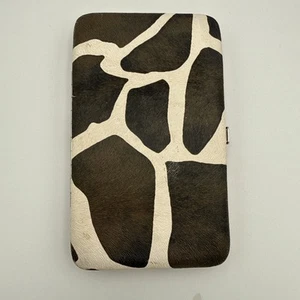 Portafoglio Kristine stampa giraffa pochette porta carte di credito ID - Foto 1 di 10