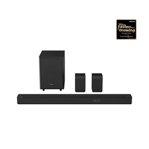 Hisense AX5125H 5.1.2Ch Sound Bar with Wireless Subwoofer, 500W, Dolby Atmos,... - Picture 1 of 8