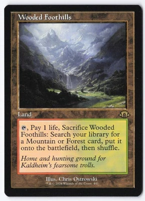 Wooded Foothills (Retro Frame) R Modern Horizons 3 441 NM - Image 1 of 2