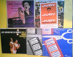 Judy Garland 5 LP lot : Carnegie Hall, San Francisco, London with Liza Minnelli - Picture 1 of 7