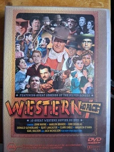 Western 10 Pack Movies DVD 4 Disc, John Wayne, Kirk Douglas, Region PAL - Picture 1 of 2