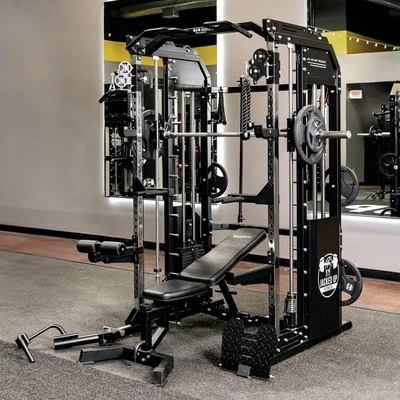 Home Gym – $10K+ Value, Only $4K OBO! Rack, Weights, Barbells, Leg Press, etc - Image 1 of 4
