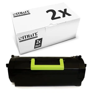 2x Cartridge Replaces Lexmark 62D2H00 622H - Zdjęcie 1 z 3