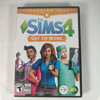The Sims 4 Get To Work Expansion pack. Windows & Mac DVD-Rom - Image 1 of 4