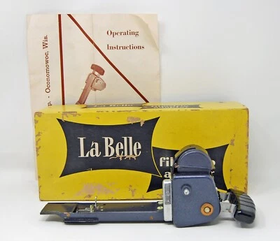 Caja de accesorios para proyector adaptador tira de película vintage La Belle instrucciones SIN PROBAR Foto 1 de 4