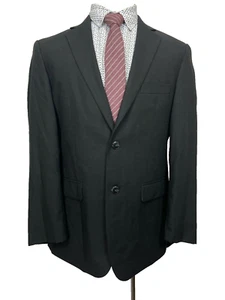 PRONTO UOMO Men's Black Wool Sport Coat Blazer 42R - Picture 1 of 8