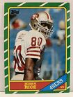 1986 TOPPS JERRY RICE ROOKIE CARD RC #161 HOF