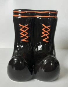 Target Bullseye Hyde and Eek Halloween 2022 Black Witch Boot Planter Vase  - Picture 1 of 12