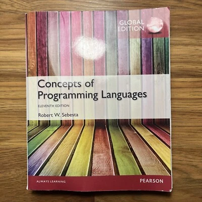 Concepts of Programming Languages By Robert Sebesta Eleventh Edition Global Ed. - Image 1 of 4