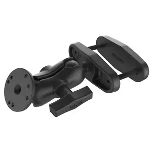 RAM-101U-B-247-3 RAM 3" Square Post Clamp Mount with Round AMP... - Picture 1 of 1