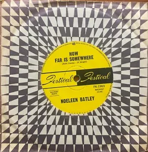 Noeleen Batley How Far Is Somewhere / The Wishing Song 1967 Oz 45 Bee Gees Gibb - Picture 1 of 2