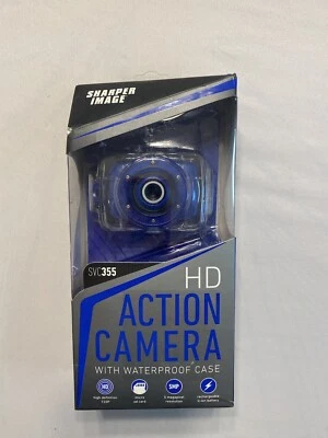 HD Action Camera with Waterproof Case & Mounting Kit SVC355 Sharper Image New - Image 1 of 4