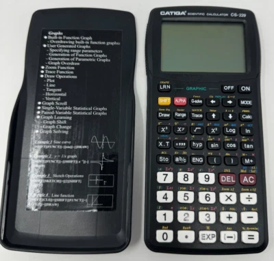 Scientific and Engineering Calculator w/ Graphic Functions Catiga CS-229 Used - Image 1 of 4