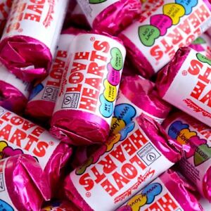 50 Mini Love Hearts Valentines Day Wedding Party Sweets