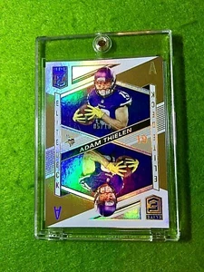 ADAM THIELEN GOLD PRIZM CARD JERSEY #14 VIKINGS # /10 SSP 2018 Panini ELITE DECK - Picture 1 of 12