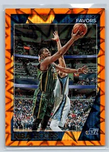 2016-17 Hoops #58 Derrick Favors Orange Explosion #/75 - Picture 1 of 2