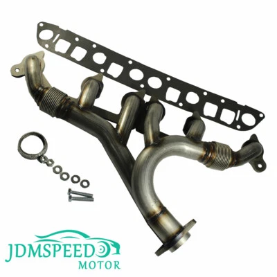 Kit de colector de escape y junta para Grand Cherokee Wrangler 4,0 L acero inoxidable Foto 1 de 4