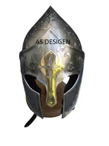 Casco medieval de acero Gondor del señor del anillo Mover casco - Imagen 1 de 7