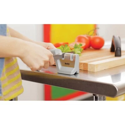 Smiths Afilador de Cuchillos Tirador Cocina Chef Santoku Bolsillo 2 Ángulos Cerámica Foto 1 de 4