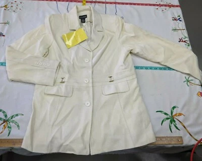 Dialogue QVC Women's Wool Blended Lined Jacket Sz L Bust 42" - Image 1 of 4