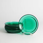 Murano Klarglas Teller 6 Stck Cenedese clear green Vintage Mid Century Italy