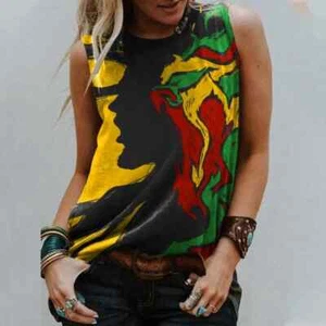 Jamaican Rasta colour Tank top. Size 10 - Picture 1 of 1