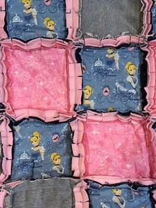 Disney Cinderella Rag Quilt-New! - Picture 1 of 2